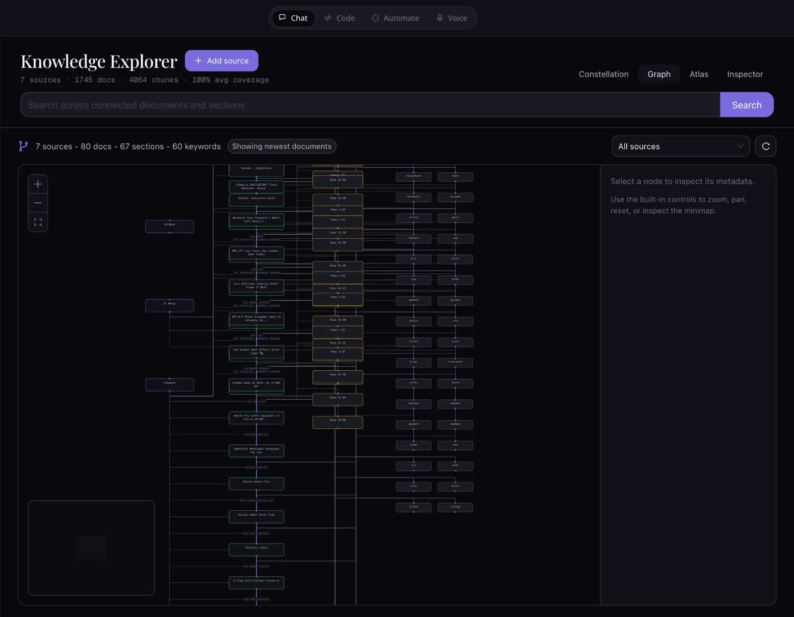 Knowledge explorer — Nupick